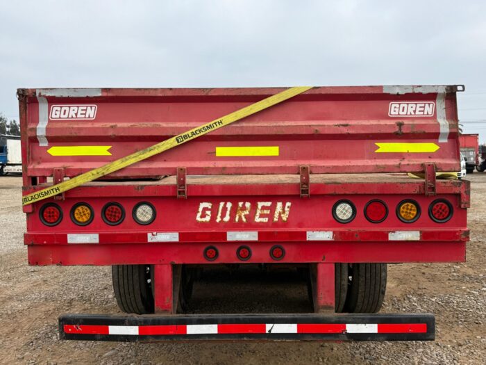 2021 Semiremolque Goren Rampla Plana con Barandas y Piñas – 13.50 m – 3 Ejes - Imagen 4