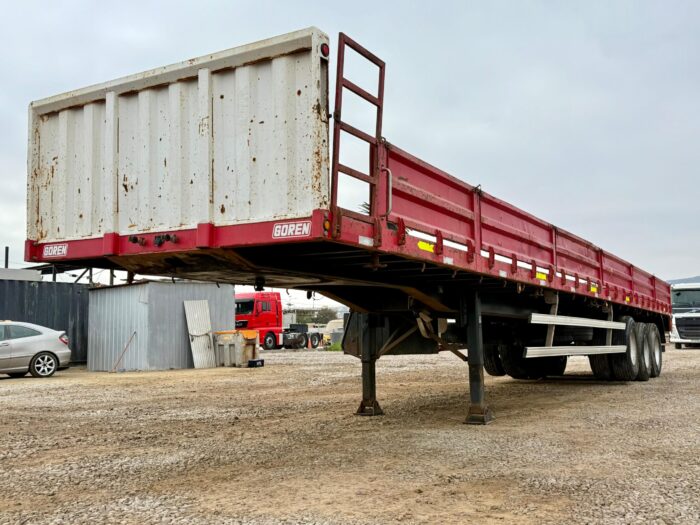 2021 Semiremolque Goren Rampla Plana con Barandas y Piñas – 13.50 m – 3 Ejes - Imagen 9