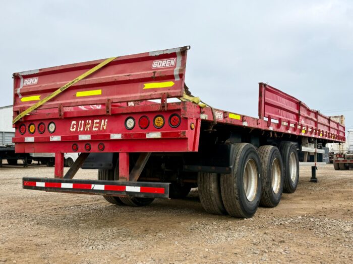 2021 Semiremolque Goren Rampla Plana con Barandas y Piñas – 13.50 m – 3 Ejes - Imagen 5