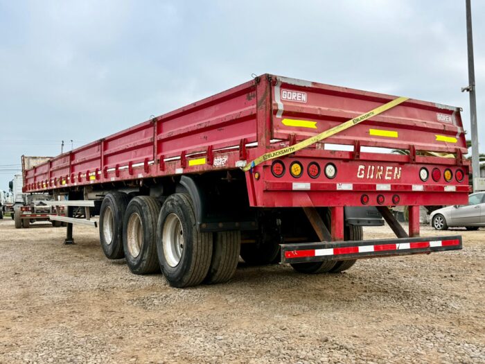 2021 Semiremolque Goren Rampla Plana con Barandas y Piñas – 13.50 m – 3 Ejes - Imagen 6