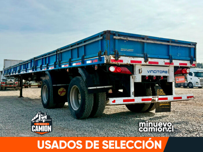 2011 Semiremolque Randon Rampla Plana con Barandas y Piñas 14.30 m – 2 Ejes
