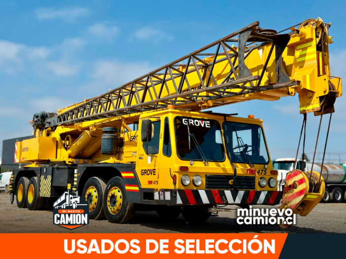 1989 Camión GROVE TMS 475 con Grúa Hidráulica para Alto Tonelaje (45 TONS)