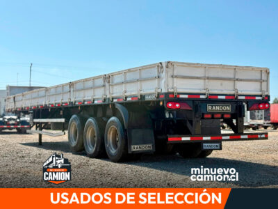 2018 Semirremolque Randon Rampla Plana 13.5 m con barandas y piñas