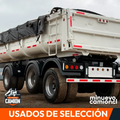 2018 Semiremolque Batea MACHILE – 2+1 Capacidad para 20m3 – Con Encarpe Manual