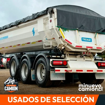 2020 Semiremolque Batea Tremac – 3 Ejes Corridos 20m3 – Con Encarpe Manual